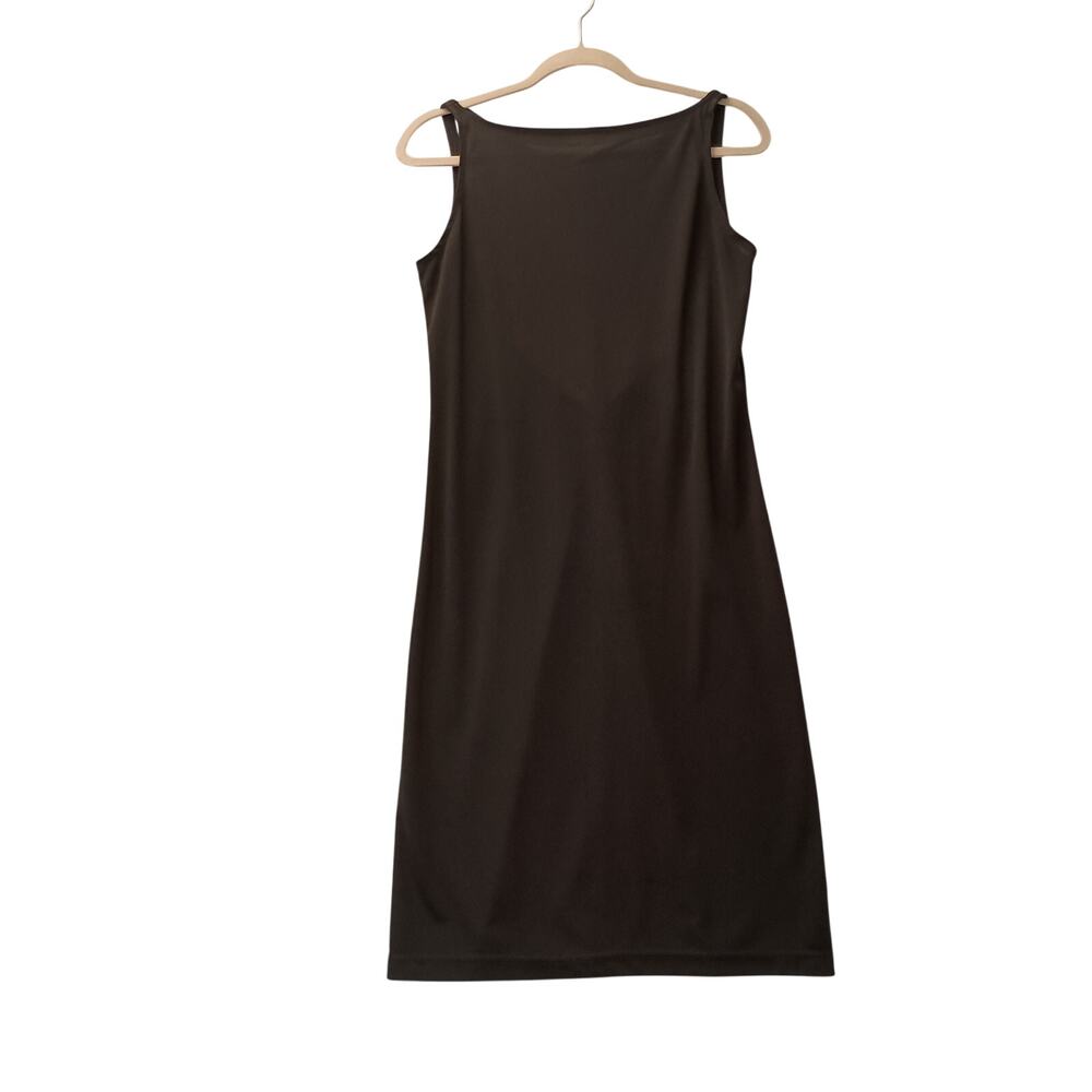 Alyn Paige Vintage Black Slip Dress Deep Plunge in Back Whimsygoth Sz 9/10